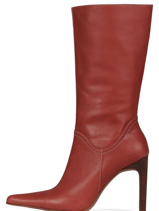 Jeffrey Campbell Shoes - Jeffrey Campbell Dotty Boots - Dusty Red size 9.5